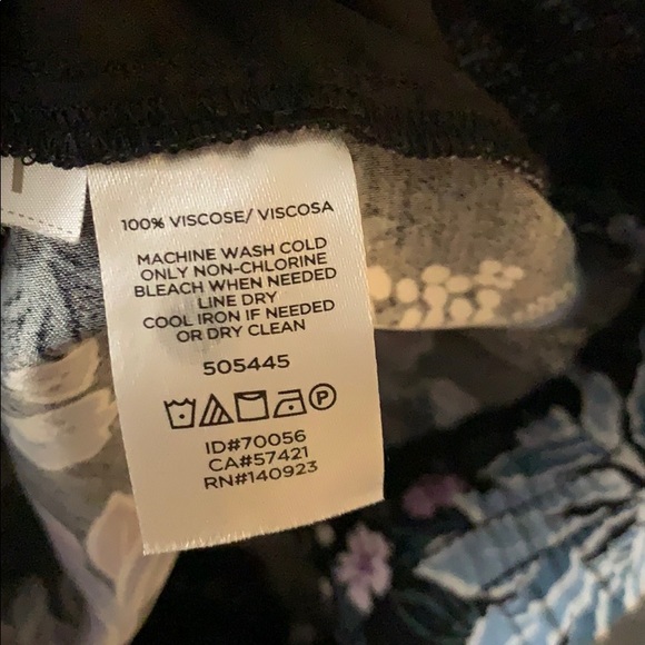 LOFT Floral Drawstring Pants - Picture 6 of 6